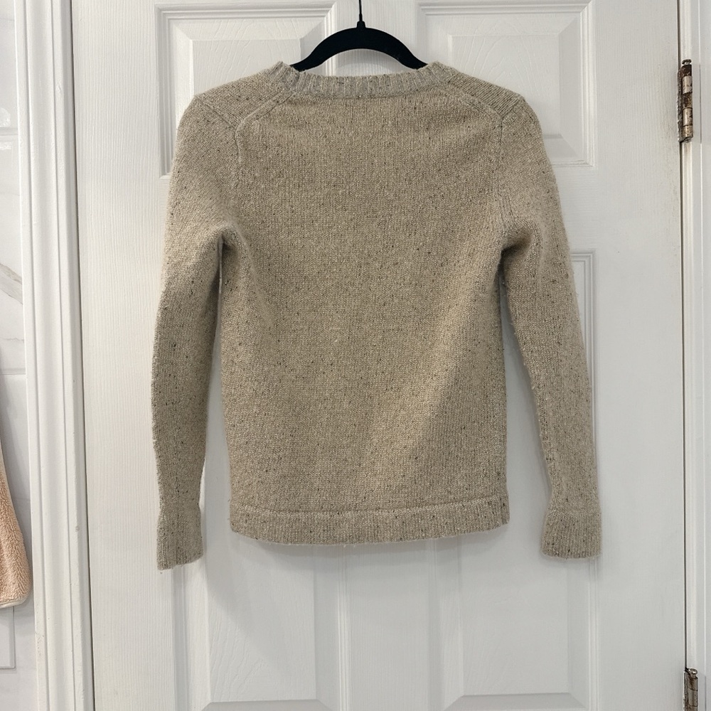Vintage JCrew Metallic Lambswool Sweater - Picture 2 of 5